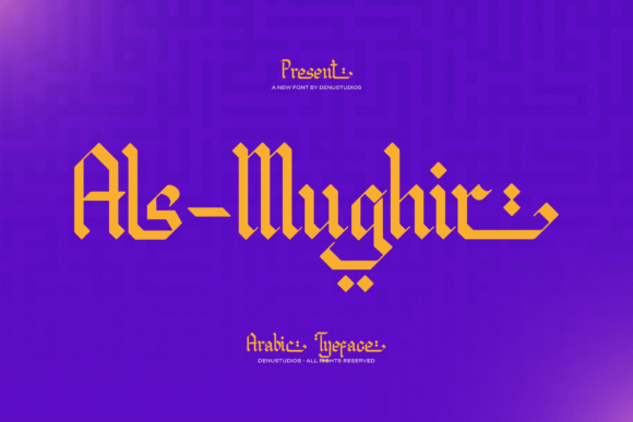 Al Mughir: A Display Font for Bold Branding