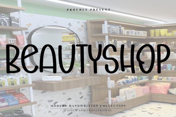 Beauty Shop Font for Elegant Design
