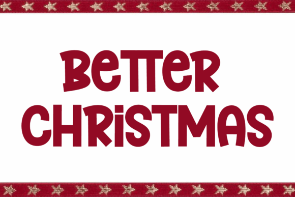 Better Christmas Font for Bold Branding