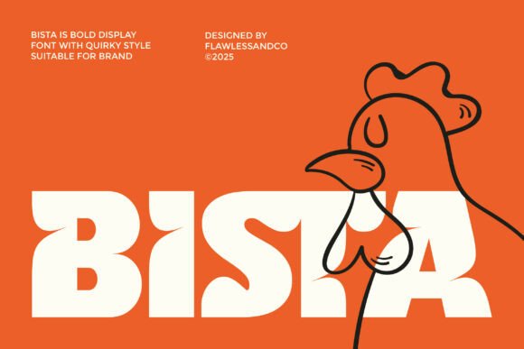 Bista: A Bold Display Font for Creative Projects