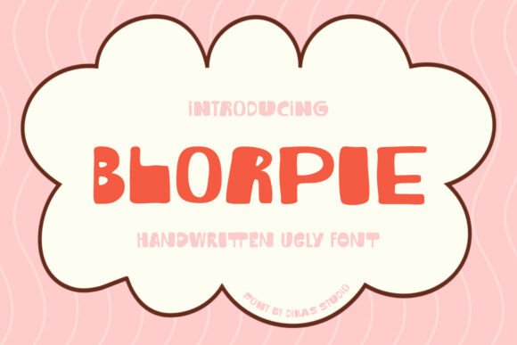 Blorpie: A Playful Display Font