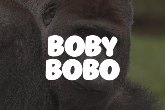 Boby Bobo Font for Bold Design
