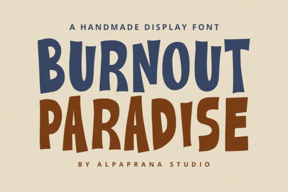 Burnout Paradise Font for Business Branding
