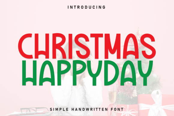Christmas Happyday Font for Branding
