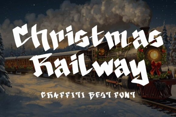 Christmas Railway Font