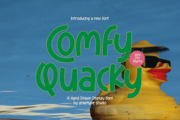 Comfy Quacky Font for Creative Projects