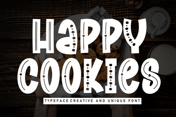 Happy Cookies Font for Creative Design