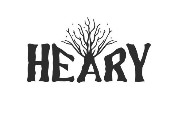 Heary Display Font: Bring Organic Character to Your Brand