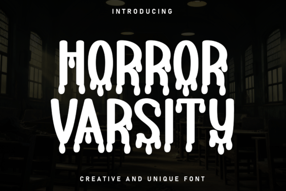 Horror Varsity Font