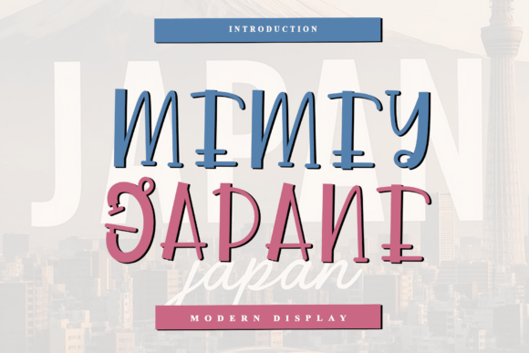 Memey Japane: A Playful Display Font