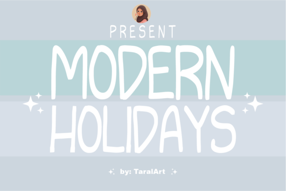 Modern Holidays Font for Creative Projects