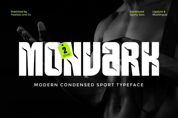 Monvark: Bold Display Font for Branding