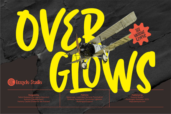 Overglows: A Vibrant Font for Your Brand