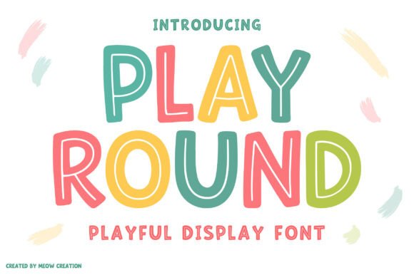 Play Round: A Playful Display Font for Engaging Brand Content