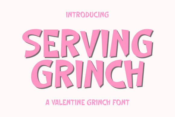 Serving Grinch Font for Business Branding