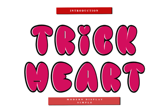 Trick Heart Font for Bold Web Design