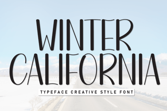 Winter California: A Display Font for Editorial Warmth and Readability